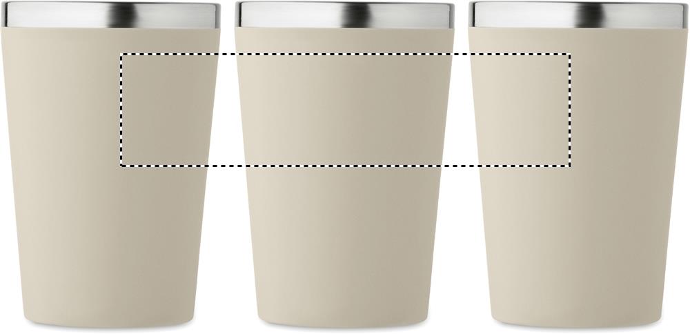 Bicchiere doppio strato 350 ml roundscreen 13
