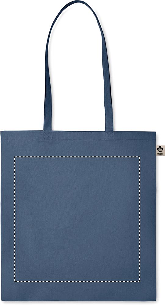 Organic cotton shopping bag front 04