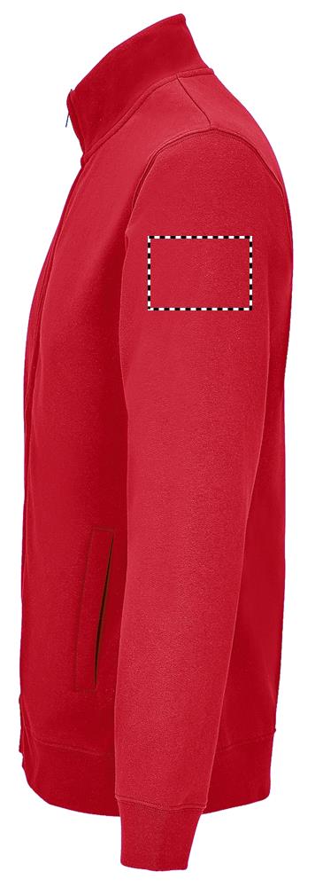 COOPER FULL ZIP SWEAT arm left bt