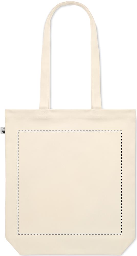 Canvas shopping bag 280 gr/m² back 13