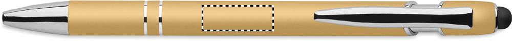 Penna in alluminio riciclato in line with clip 98