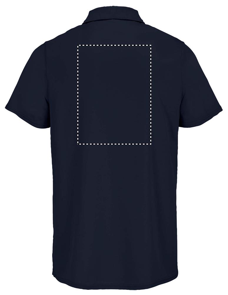 PITCHER UNISEX POLO back fn