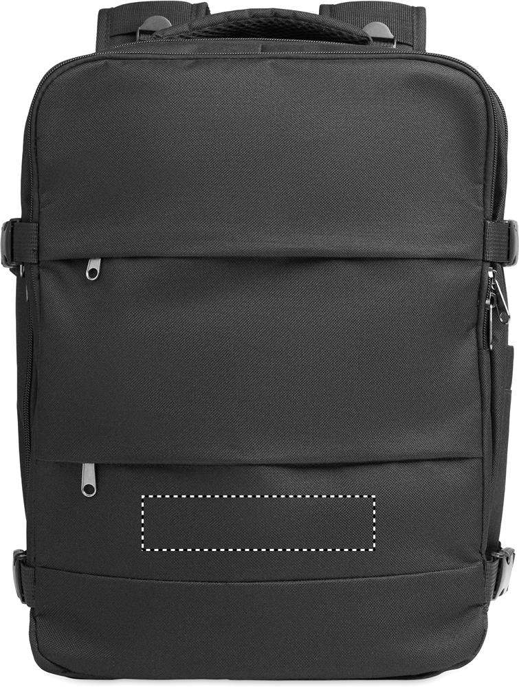 Cabin size carry on backpack front lower pocket 03