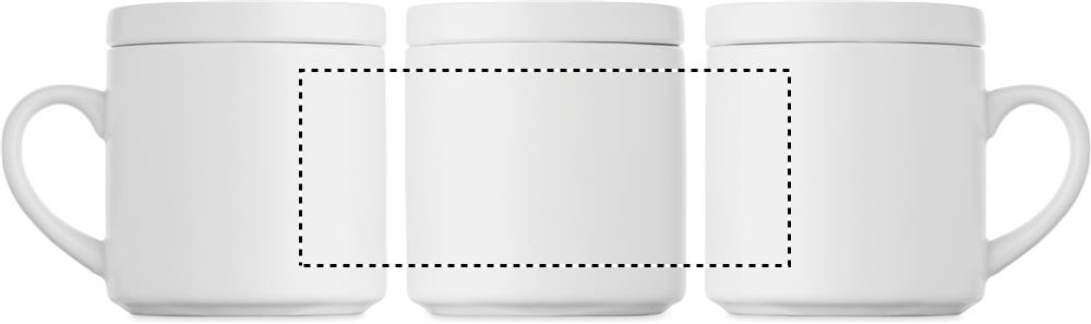 Wireless charger mug warmer set roundscreen 06