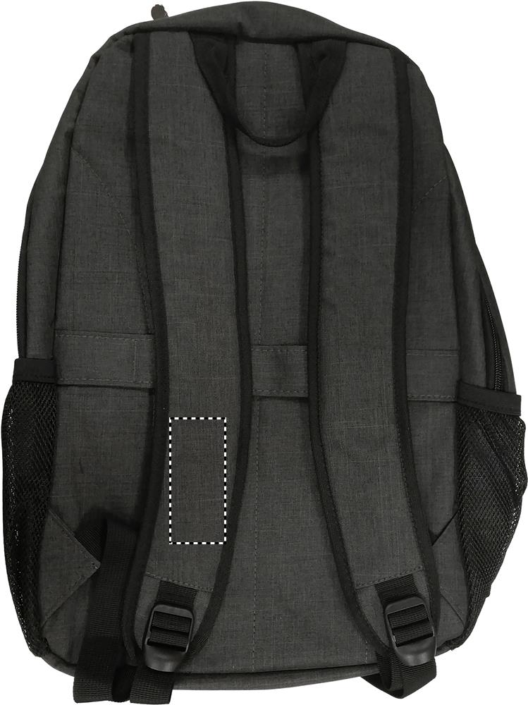 Backpack in 360d polyester strap left 07