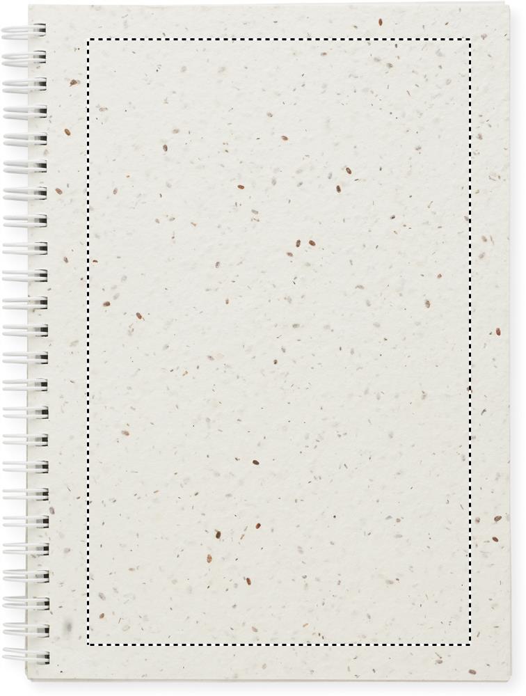 A5 seed paper cover notebook front 06