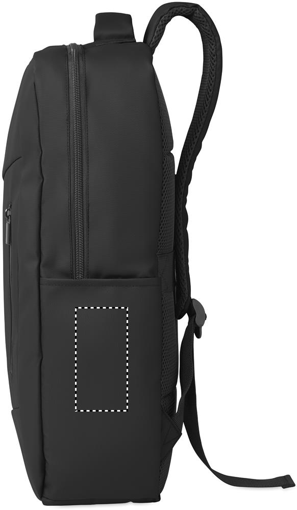 15" PU RPET laptop backpack right pocket 03