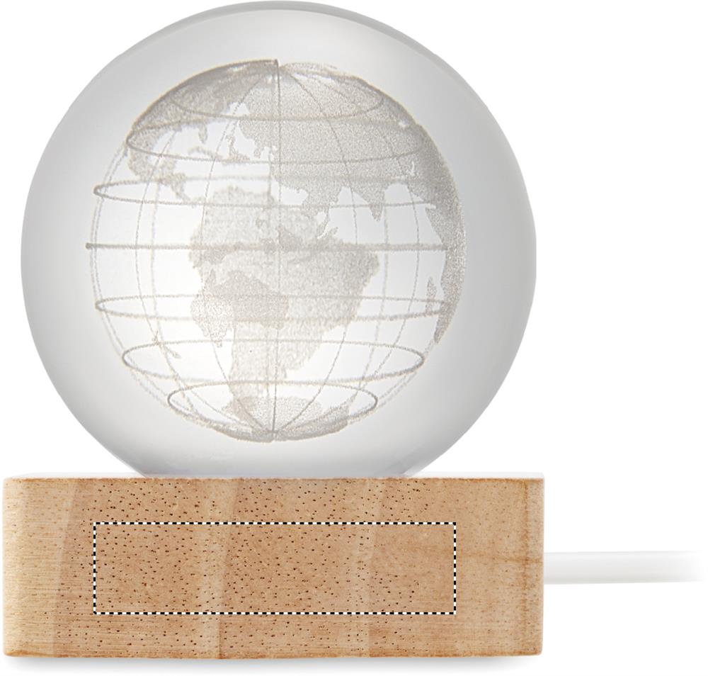 Palla di vetro a globo LED side 2 40