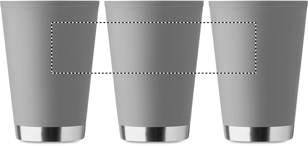 Bicchiere a doppio strato. 300 ml. roundscreen 15