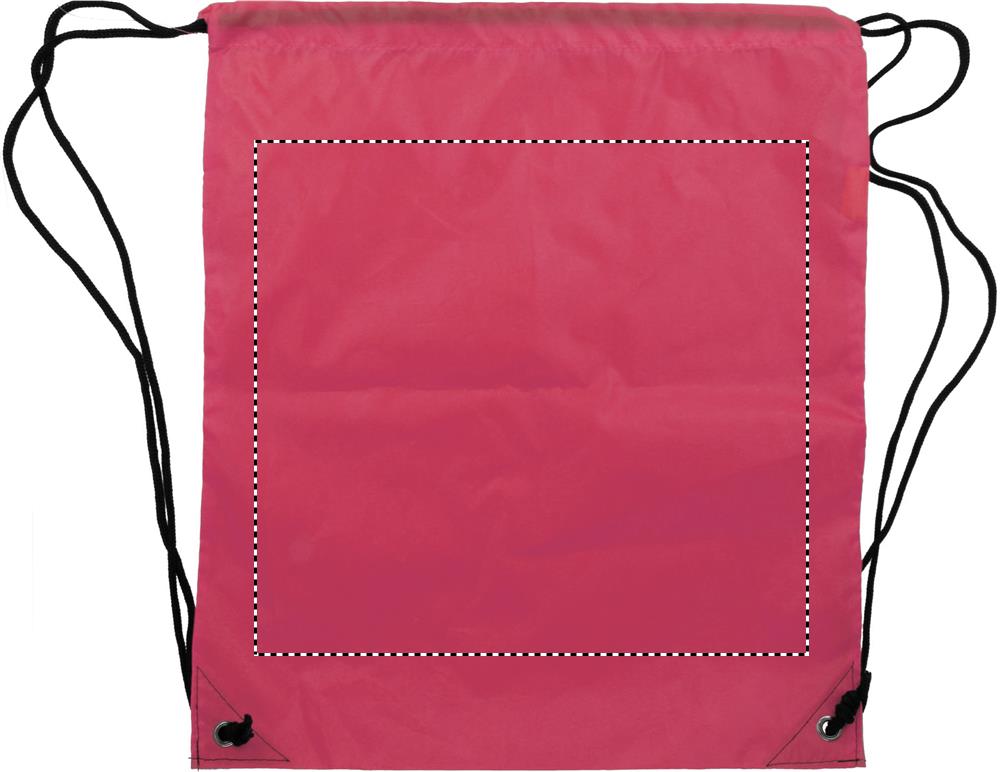 190T Polyester drawstring bag back 38