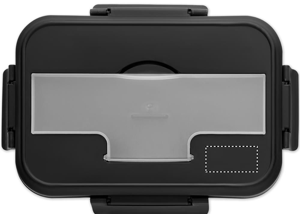Lunch box with cutlery in PP lid side 4 03