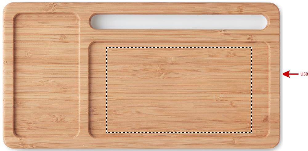 Caricatore wireless in bamboo charger 06