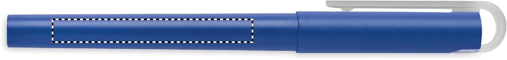Penna a sfera gel blu RPET barrel left handed 04