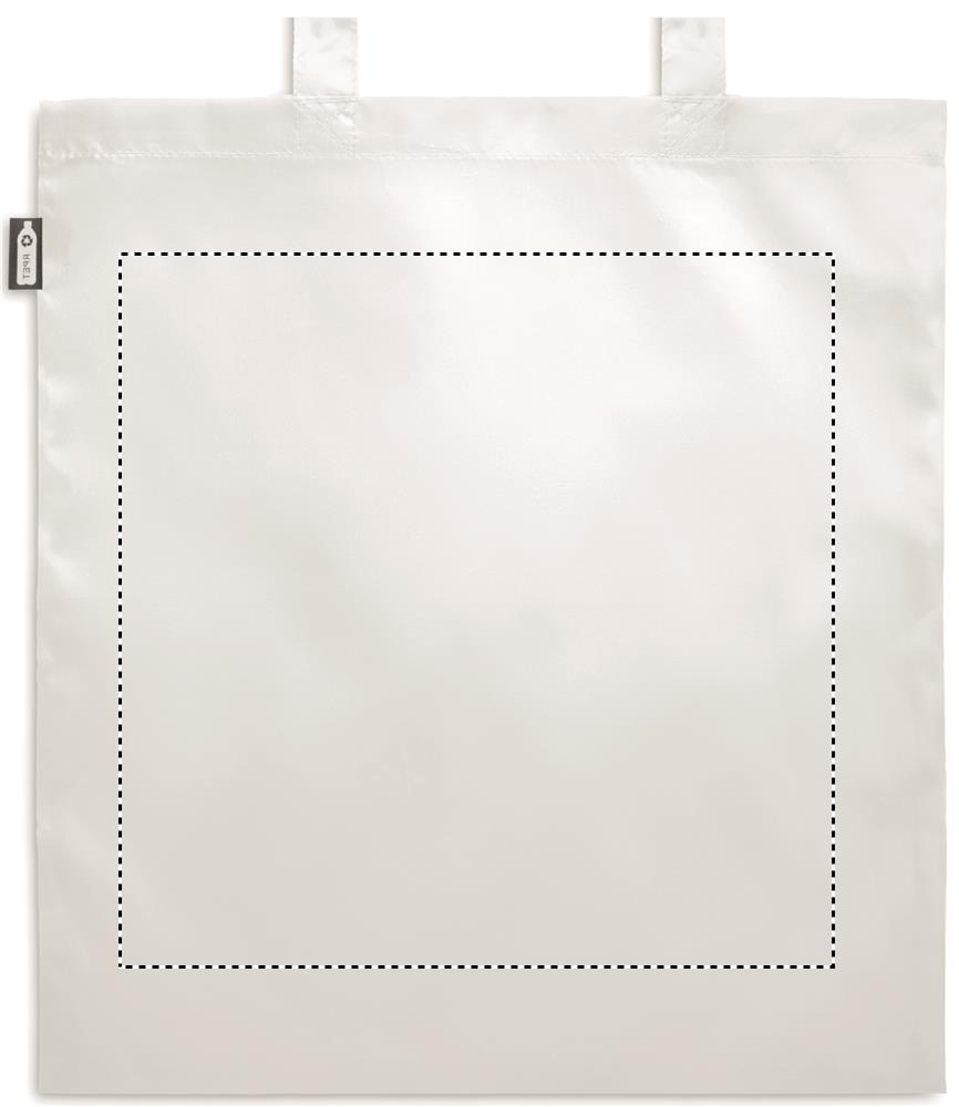 Shopping bag in RPET back on white 06