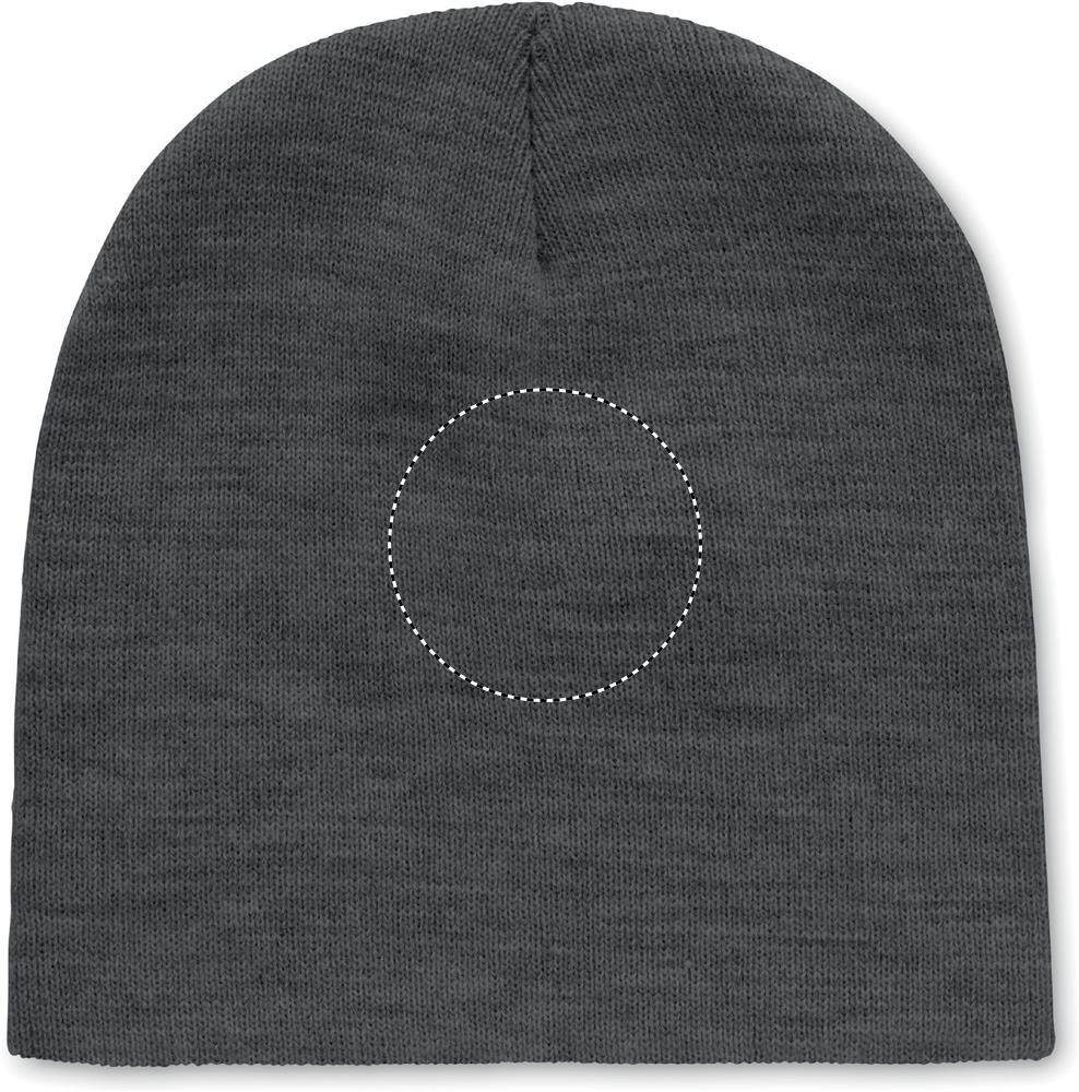 Beanie in RPET polyester front center 33