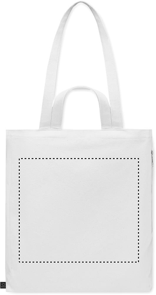 Recycled cotton shopping bag front td1 06