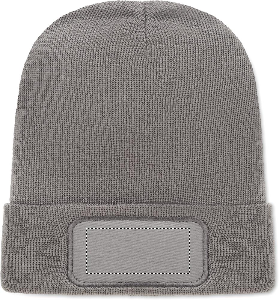 Unisex beanie RPET polyester front 15