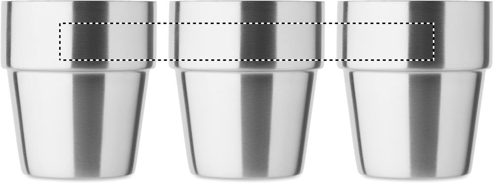 Double wall tumbler 250 ml roundscreen 16