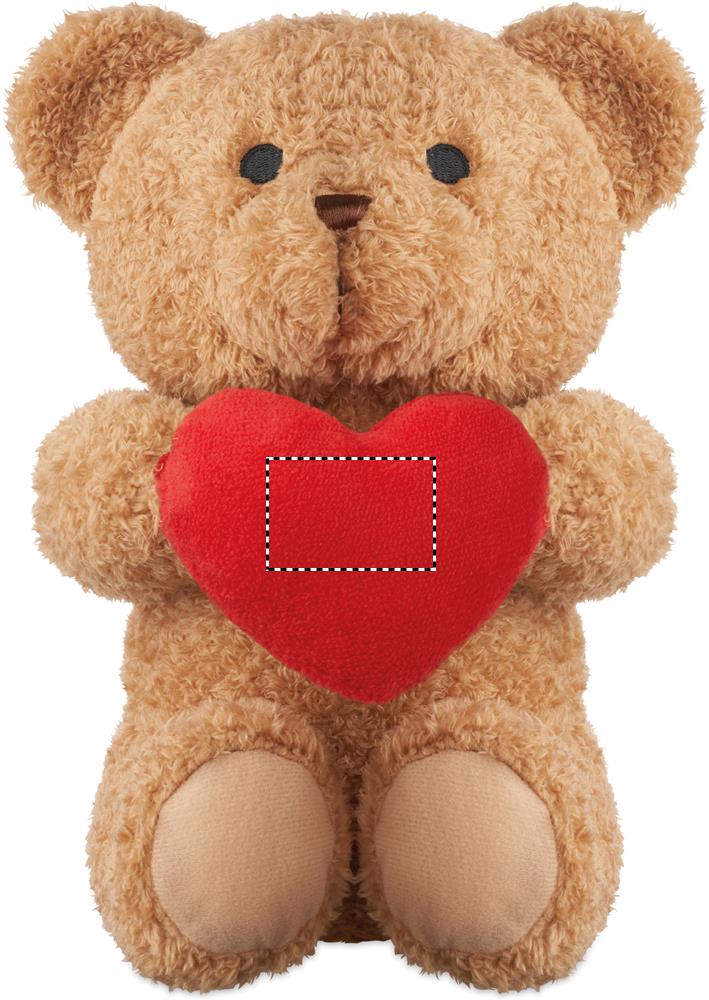 Orsetto con cuore 23 cm heart 05