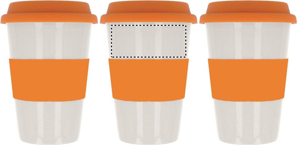 Ceramic mug w/ lid and sleeve roundscreen 10