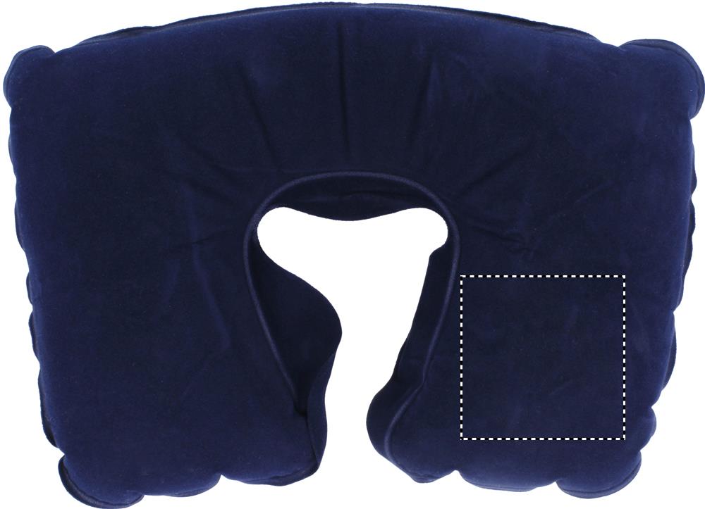 Inflatable pillow in pouch right pillow 04