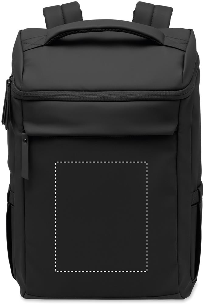 Zaino per laptop 15" in PU front pocket 03