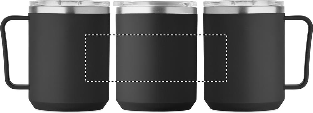 Double wall mug 400ml roundscreen 03