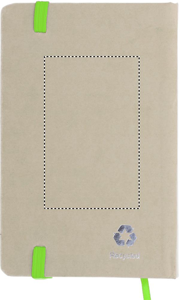 A6 recycled notebook 96 plain back 48