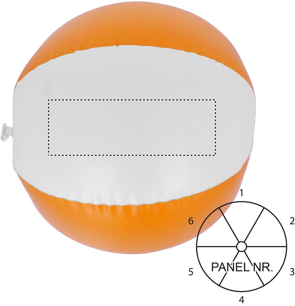 Inflatable beach ball panel 3 10