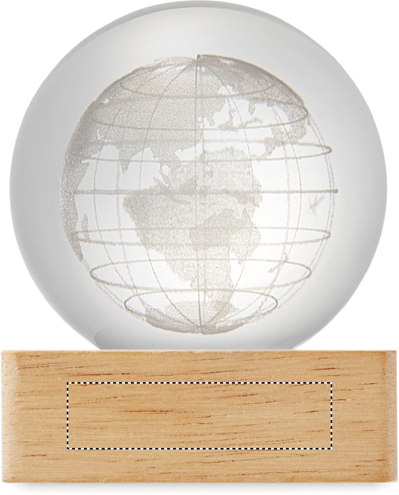Palla di vetro a globo LED side 1 40