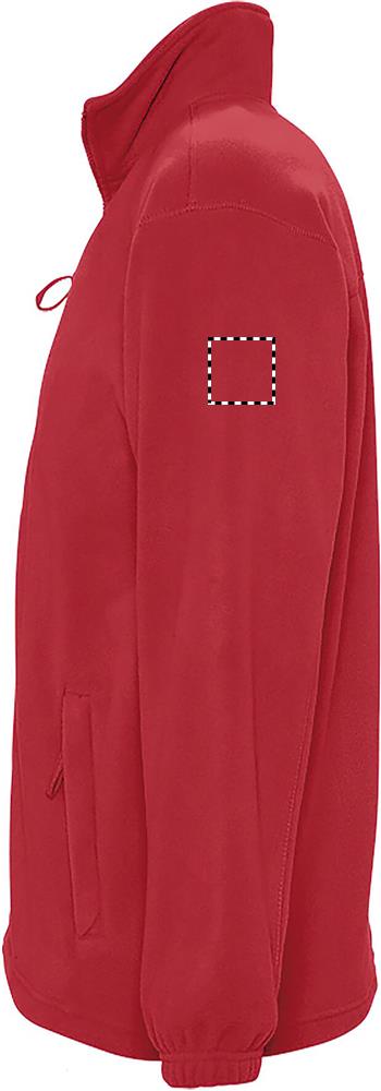 NORTH Zipped Fleece Jacket arm left rd