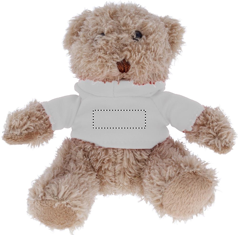 Teddy bear plus with hoodie tshirt ts 06
