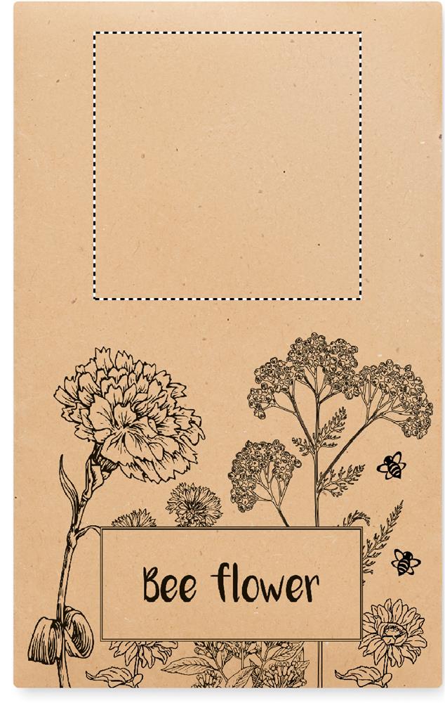 Flowers mix seeds in envelope front 13