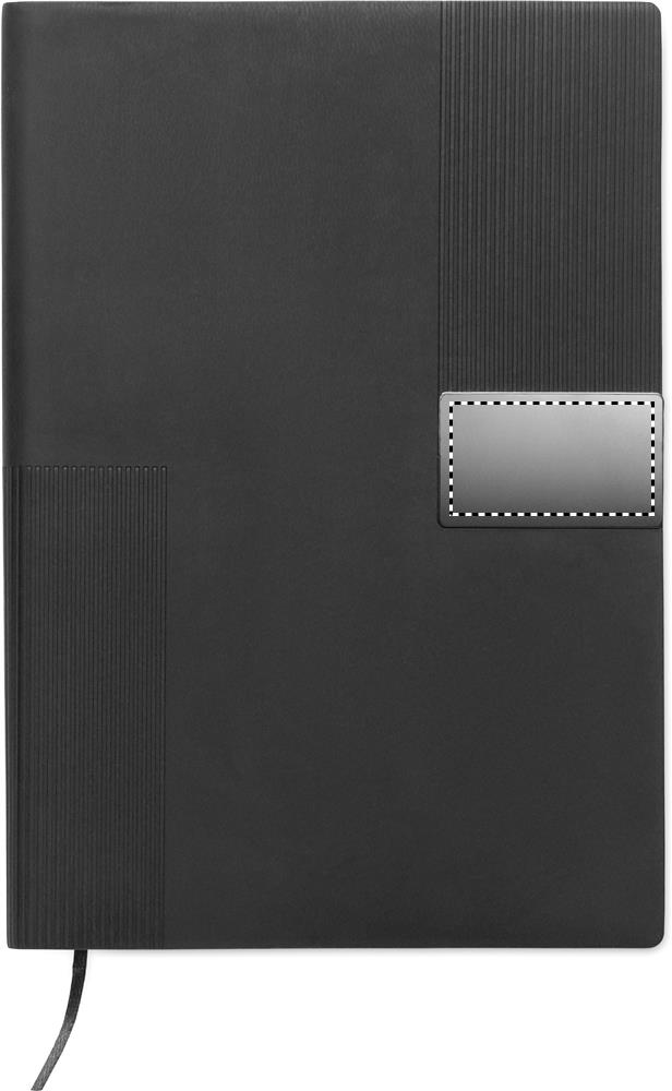 Notebook A5 in morbido PU front plate 03