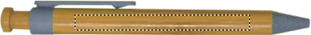 Penna a sfera in bamboo barrel left handed 04