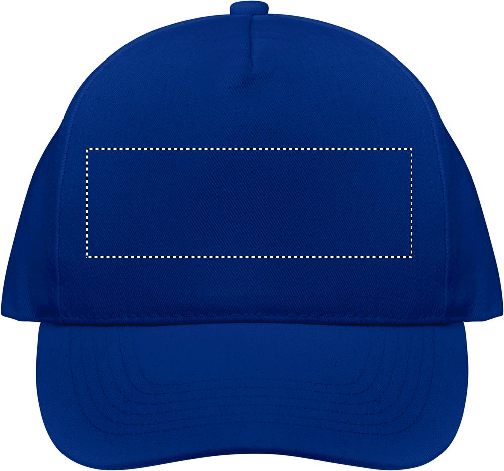 Organic cotton baseball cap front embroidery 04