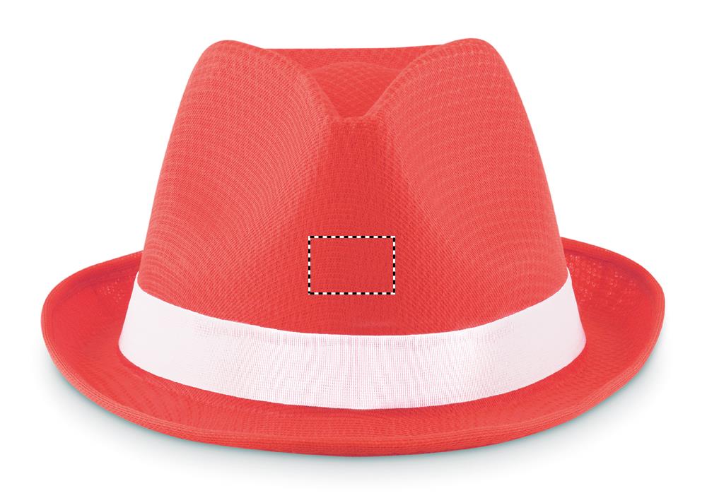 Cappello poliestere colorato front 05