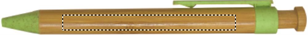 Penna a sfera in bamboo barrel right handed 09