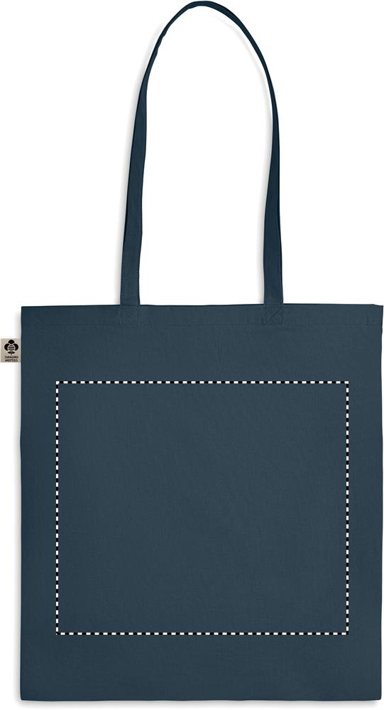 Organic cotton shopping bag back td1 85