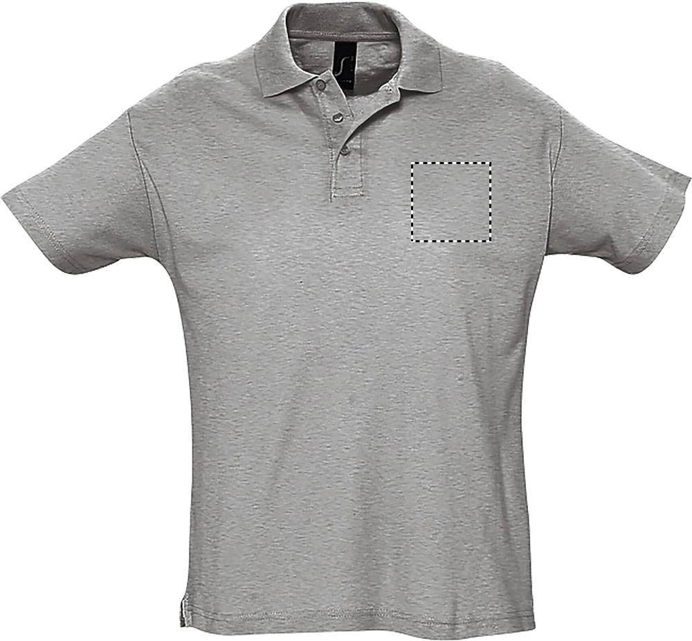 SUMMER II MEN Polo 170g chest gy