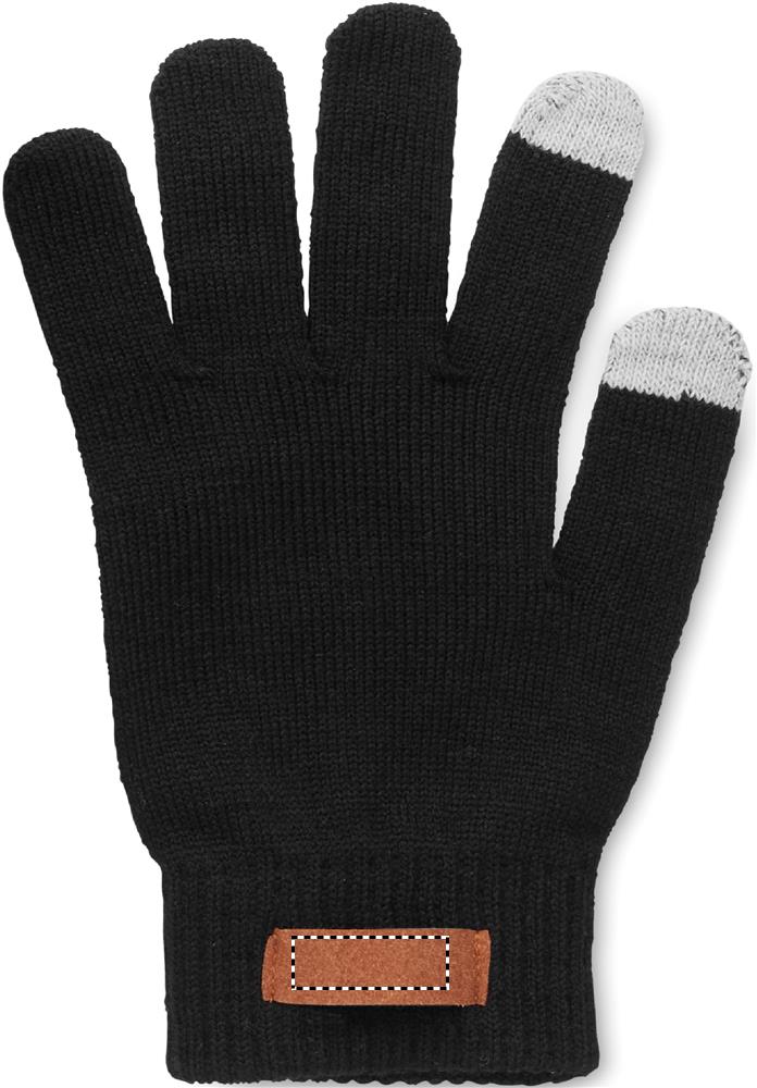 Set of 3 RPET winter pieces glove left 03