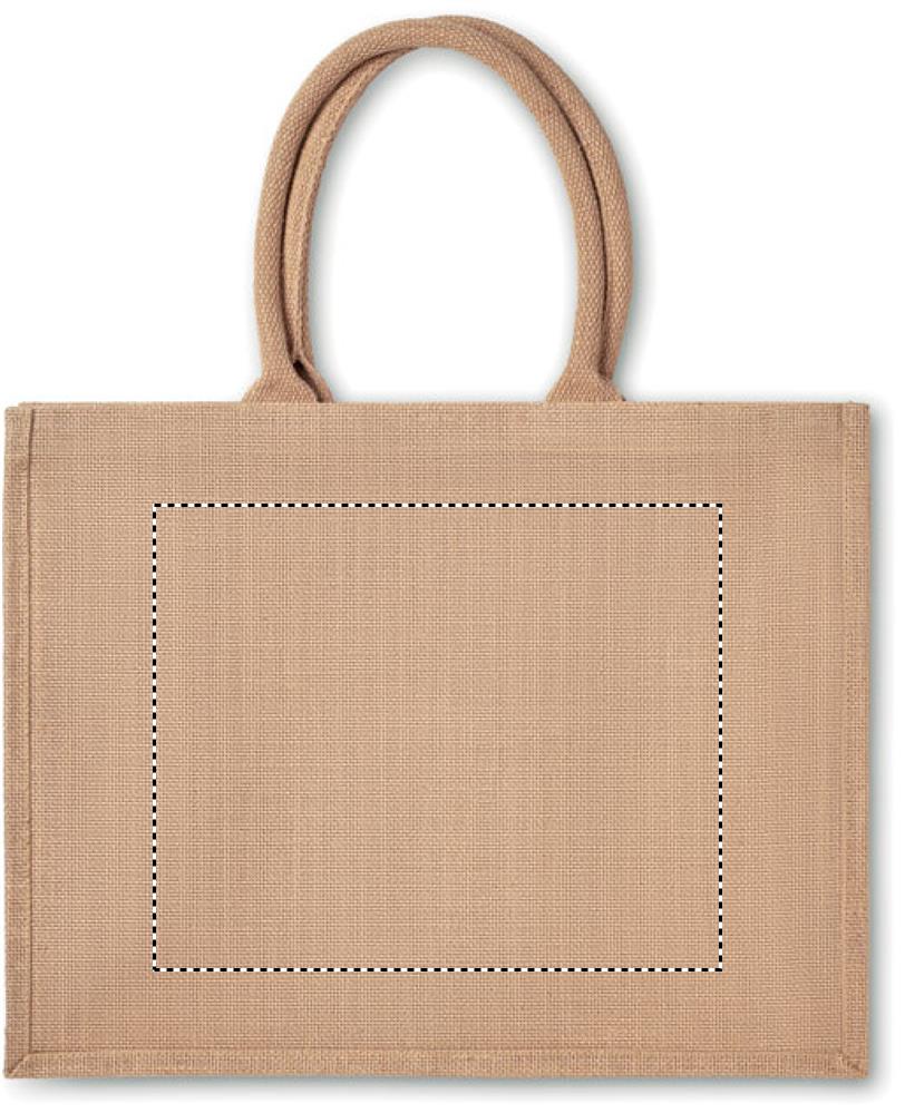 Shopper in juta front embroidery 13
