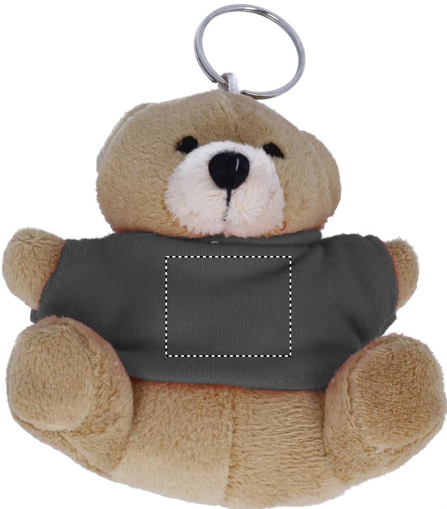 Teddy bear key ring front 07