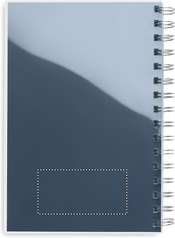 A5 RPET notebook recycled lined transparent back p 04
