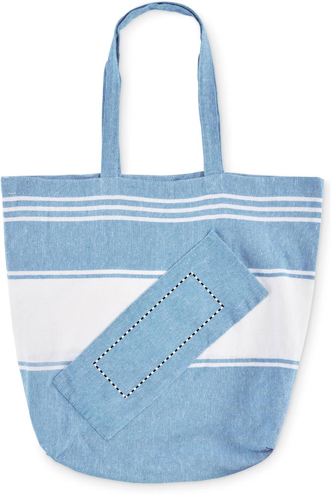 Borsa da spiaggia con telo bag side 2 12
