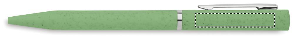 Wheat straw/ABS twist pen clip right handed 09