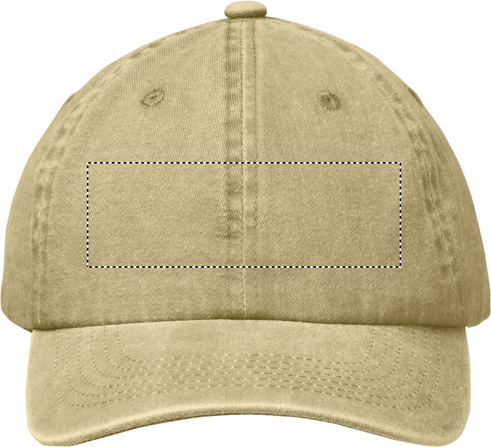 6 panel baseball cap 265 gr/m² front embroidery 49