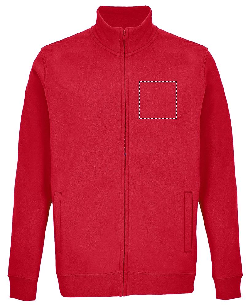 COOPER FULL ZIP SWEAT chest left bt