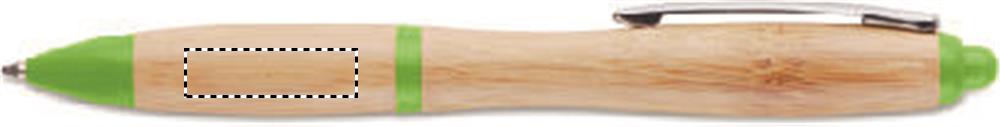 Penna a sfera in ABS e bamboo barrel right handed 48