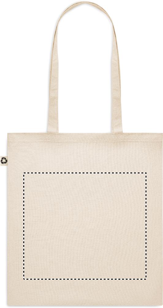 Recycled cotton shopping bag back td1 13